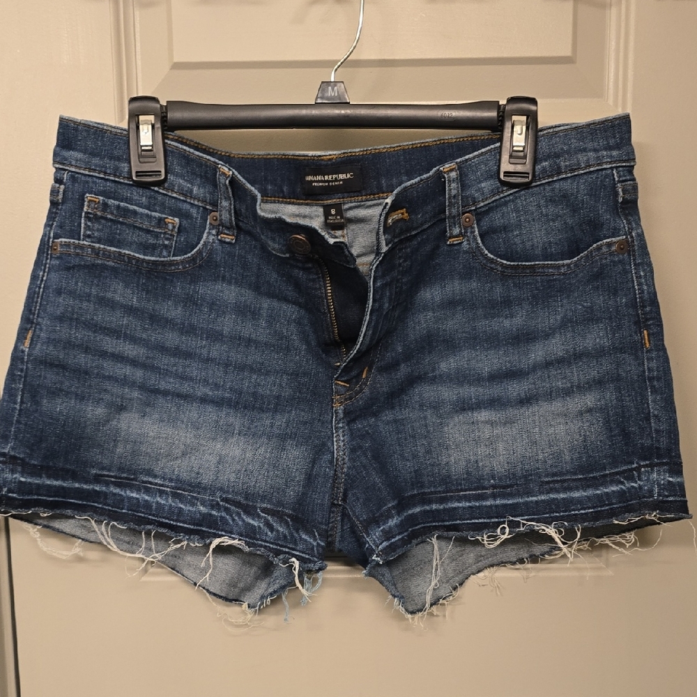 Banana Republic Dark Blue Jean Shorts